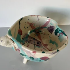 80's Vintage Pig - Shape Artistic Pottery Bowl , Signed 12 80's Vintage Pig - Shape Artistic Pottery Bowl , Signed -chairish shop 80s vintage pig shape artistic pottery bowl signed 5366 scaled