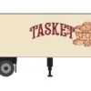 TC107 HO Scale Classic Metal Works 2000's Semi Tractor Trailer Set-Tan