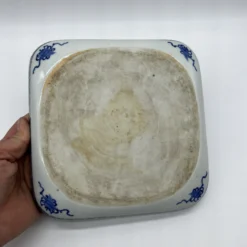 A Vintage Chinese Blue And White Decorated Square Shaped Tray 1940’s -chairish shop a vintage chinese blue and white decorated square shaped tray 1940s 1732 scaled