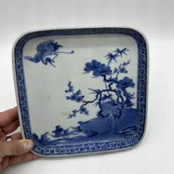 Front Page -chairish shop a vintage chinese blue and white decorated square shaped tray 1940s 3882 scaled