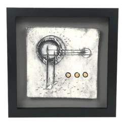 Abstract 80's Nos Modern Art Framed Ceramic Studio Tile Wall Square Steve Savage