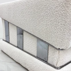 Adrian Pearsall Chrome And Boucle Sofa, 1970's -chairish shop adrian pearsall chrome and boucle sofa 1970s 1201