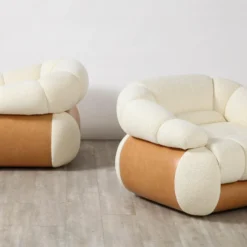 Adriano Piazzesi Italian 1970's Lounge Chairs - A Pair -chairish shop adriano piazzesi italian 1970s lounge chairs a pair 6377