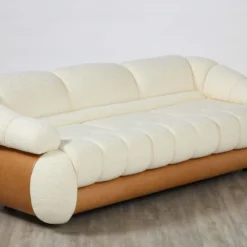 Adriano Piazzessi Italian 1970's Channel Tufted Sofa -chairish shop adriano piazzessi italian 1970s channel tufted sofa 7982