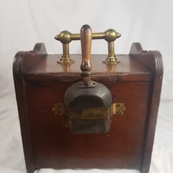 Antique 1800's English Victorian Coal Hod With Scoop -chairish shop antique 1800s english victorian coal hod with scoop 3387 scaled