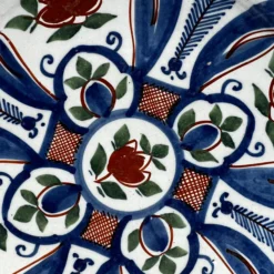 Antique Dutch Delft Plate, Polychrome Decorations, Tin Glazed 1600’s -chairish shop antique dutch delft plate polychrome decorations tin glazed 1600s 0615 scaled