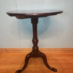 Antique English Cherry Provincial Tilt Top Table, Circa 1900's -chairish shop antique english cherry provincial tilt top table circa 1900s 5072 scaled