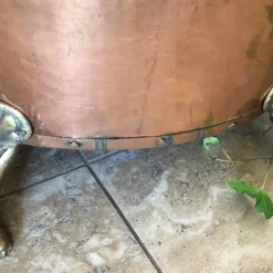 Antique English Copper And Brass Coal Bin Hand Crafted 1800's -chairish shop antique english copper and brass coal bin hand crafted 1800s 2179 scaled