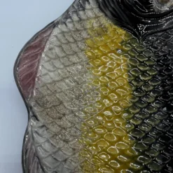 Antique English Majolica Fish Shaped Plate, Circa 1870’s -chairish shop antique english majolica fish shaped plate circa 1870s 6026 scaled