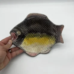 Antique English Majolica Fish Shaped Plate, Circa 1870’s -chairish shop antique english majolica fish shaped plate circa 1870s 9252 scaled