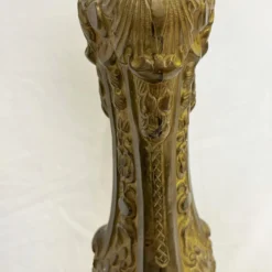 Antique French Brass Altar Prickets/ Candlesticks Circa Early 1900's- A Pair -chairish shop antique french brass altar prickets candlesticks circa early 1900s a pair 4849 scaled