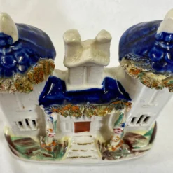 Antique Hand Painted Porcelain Staffordshire House /Villa With Cobalt Blue Roof From England - Circa 1860’s 14 Antique Hand Painted Porcelain Staffordshire House /Villa With Cobalt Blue Roof From England - Circa 1860’s -chairish shop antique hand painted porcelain staffordshire house villa with cobalt blue roof from england circa 1860s 1238 scaled