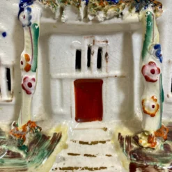 Antique Hand Painted Porcelain Staffordshire House /Villa With Cobalt Blue Roof From England - Circa 1860’s 12 Antique Hand Painted Porcelain Staffordshire House /Villa With Cobalt Blue Roof From England - Circa 1860’s -chairish shop antique hand painted porcelain staffordshire house villa with cobalt blue roof from england circa 1860s 1688 scaled