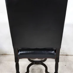 Antique Leather Armchair 1800's -chairish shop antique leather armchair 1800s 0979