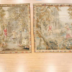 Antique Pair Of Tapestries Circa 1880's 8 Antique Pair Of Tapestries Circa 1880's -chairish shop antique pair of tapestries circa 1880s 2913 scaled