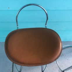 Arrben 1980’s Chrome And Leather Bar Stools Italy - Set Of 2 -chairish shop arrben 1980s chrome and leather bar stools italy set of 2 4410 scaled