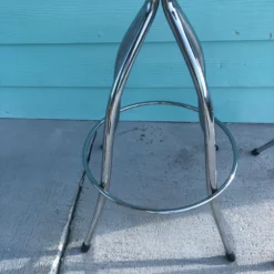 Arrben 1980’s Chrome And Leather Bar Stools Italy - Set Of 2 -chairish shop arrben 1980s chrome and leather bar stools italy set of 2 8854 scaled