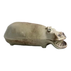 Bennington Pottery Hippopotamus Bank By David Gil Ca. 1970’s