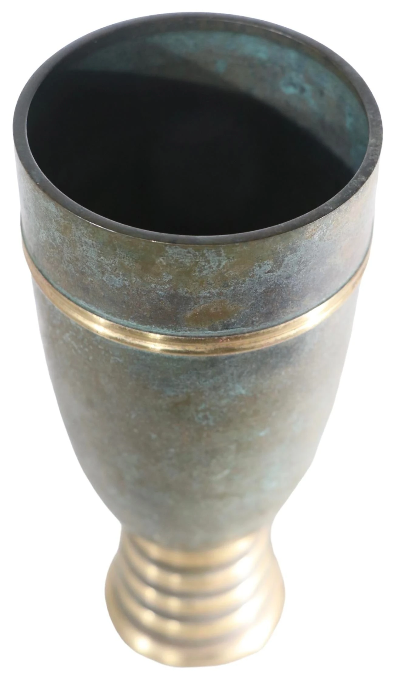 Bronze Art Deco Vase Att. To Carl Sorensen C. 1920-1930's 8 Bronze Art Deco Vase Att. To Carl Sorensen C. 1920-1930's - Image 8