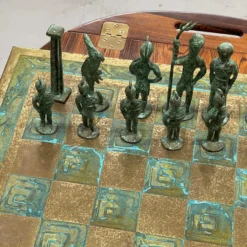 Brutalist 1960's Bronze Chess Set 18 Brutalist 1960's Bronze Chess Set -chairish shop brutalist 1960s bronze chess set 8642 scaled
