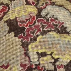 C 1900's Kittinger Style Jacobean Needlepoint Thone Chair -chairish shop c 1900s kittinger style jacobean needlepoint thone chair 8461 scaled