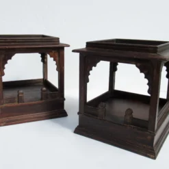 C.1930's-50's Asian Chinoiserie-Style, Moorish Influenced, Open Vented Decorative Display Boxes - A Pair 14 C.1930's-50's Asian Chinoiserie-Style, Moorish Influenced, Open Vented Decorative Display Boxes - A Pair -chairish shop c1930s 50s asian chinoiserie style moorish influenced open vented decorative display boxes a pair 2779 scaled