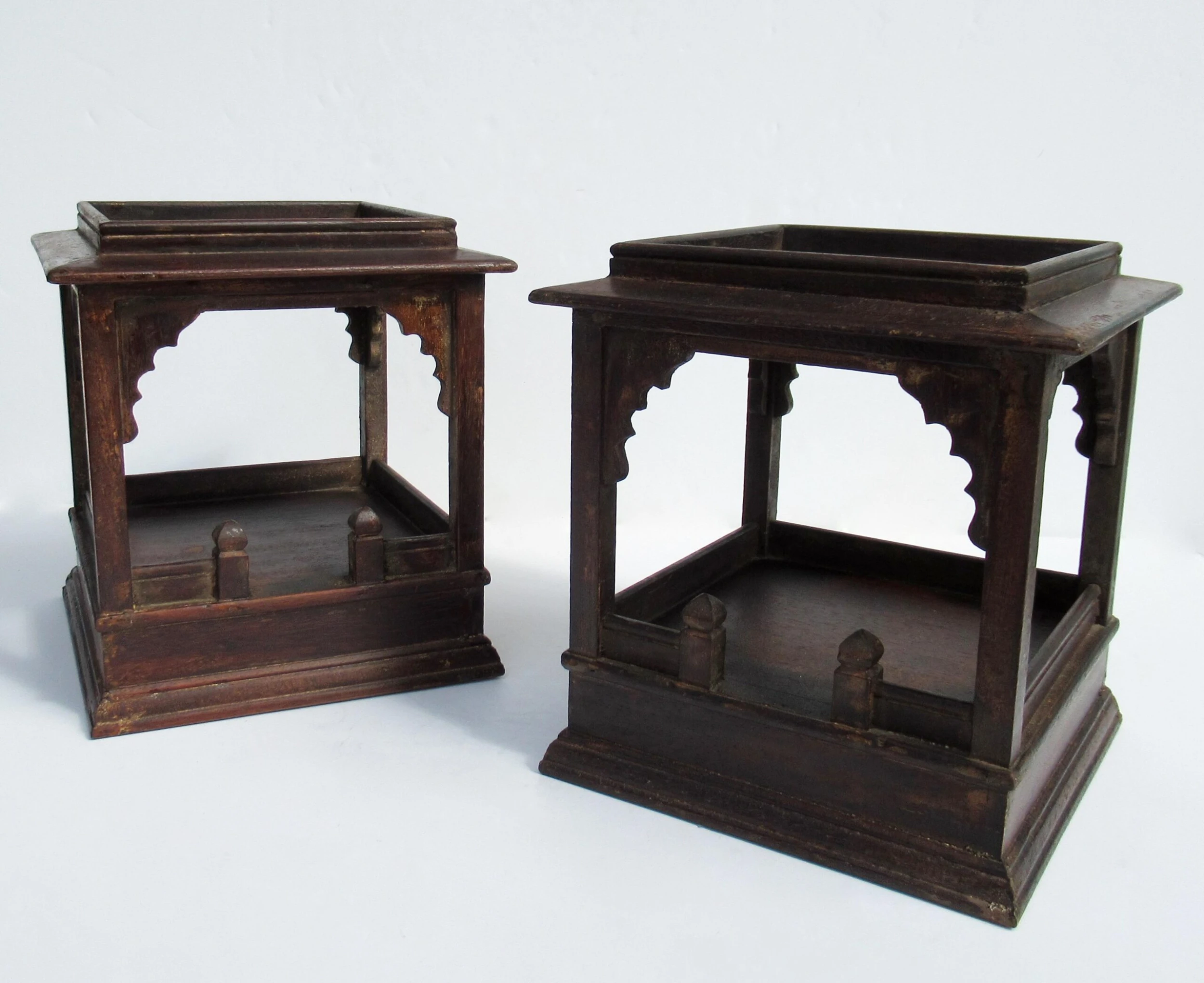 C.1930's-50's Asian Chinoiserie-Style, Moorish Influenced, Open Vented Decorative Display Boxes - A Pair 5 C.1930's-50's Asian Chinoiserie-Style, Moorish Influenced, Open Vented Decorative Display Boxes - A Pair - Image 5