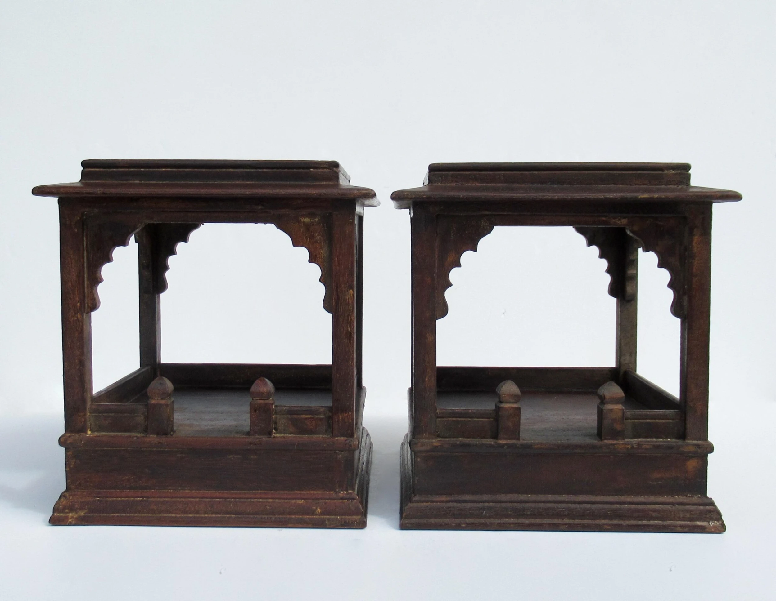 C.1930's-50's Asian Chinoiserie-Style, Moorish Influenced, Open Vented Decorative Display Boxes - A Pair 4 C.1930's-50's Asian Chinoiserie-Style, Moorish Influenced, Open Vented Decorative Display Boxes - A Pair - Image 4