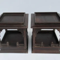 C.1930's-50's Asian Chinoiserie-Style, Moorish Influenced, Open Vented Decorative Display Boxes - A Pair 19 C.1930's-50's Asian Chinoiserie-Style, Moorish Influenced, Open Vented Decorative Display Boxes - A Pair -chairish shop c1930s 50s asian chinoiserie style moorish influenced open vented decorative display boxes a pair 4374 scaled