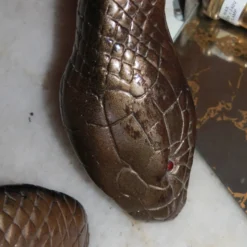 C1960's British Designer Mid Century Modern Bronze "Python" Mirror Back Wall Sconces By Wilson Laidlaw A - Pair -chairish shop c1960s british designer mid century modern bronze python mirror back wall sconces by wilson laidlaw a pair 0200 scaled