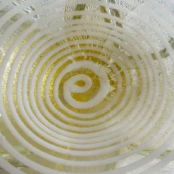 C.1960's Italian Hand-Blown Archimede Seguso Large Ovoid-Shaped Murano Bowl -Clear With White "Infinity Swirl" & Gold Leaf 17 C.1960's Italian Hand-Blown Archimede Seguso Large Ovoid-Shaped Murano Bowl -Clear With White "Infinity Swirl" & Gold Leaf -chairish shop c1960s italian hand blown archimede seguso large ovoid shaped murano bowl clear with white infinity swirl and gold leaf 3140 scaled