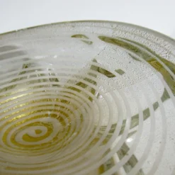 C.1960's Italian Hand-Blown Archimede Seguso Large Ovoid-Shaped Murano Bowl -Clear With White "Infinity Swirl" & Gold Leaf 18 C.1960's Italian Hand-Blown Archimede Seguso Large Ovoid-Shaped Murano Bowl -Clear With White "Infinity Swirl" & Gold Leaf -chairish shop c1960s italian hand blown archimede seguso large ovoid shaped murano bowl clear with white infinity swirl and gold leaf 5810 scaled