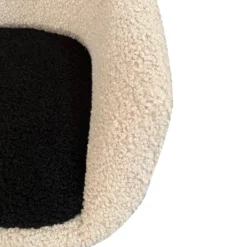 Curated Mid Century Dining/ Office/Accent Chair With New Cream & Black Boucle 1960’s Circa Designed By Knoll (4 Available) -chairish shop curated mid century dining officeaccent chair with new cream and black boucle 1960s circa designed by knoll 4 available 7358