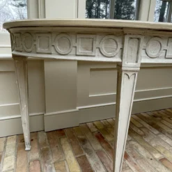 Custom Made 1950’s Crescent Console Sofa Table -chairish shop custom made 1950s crescent console sofa table 2147 scaled