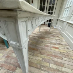 Custom Made 1950’s Crescent Console Sofa Table -chairish shop custom made 1950s crescent console sofa table 5668 scaled