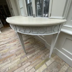 Custom Made 1950’s Crescent Console Sofa Table -chairish shop custom made 1950s crescent console sofa table 7444 scaled