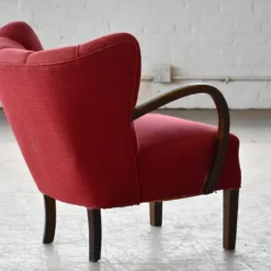 Danish 1940's Easy Lounge Chair Attributed To Viggo Boesen -chairish shop danish 1940s easy lounge chair attributed to viggo boesen 2620