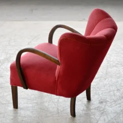 Danish 1940's Easy Lounge Chair Attributed To Viggo Boesen -chairish shop danish 1940s easy lounge chair attributed to viggo boesen 6864