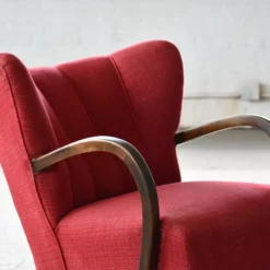 Danish 1940's Easy Lounge Chair Attributed To Viggo Boesen -chairish shop danish 1940s easy lounge chair attributed to viggo boesen 8909