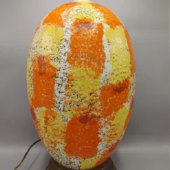 Dynamic 1960's Italian Ceramic Lamp Walnut Base -chairish shop dynamic 1960s italian ceramic lamp walnut base 2321 scaled