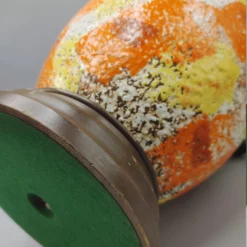 Dynamic 1960's Italian Ceramic Lamp Walnut Base -chairish shop dynamic 1960s italian ceramic lamp walnut base 9990 scaled