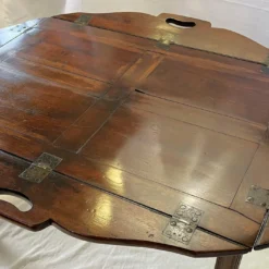 Early 1900's English Mahogany Butler's Tray Coffee Table -chairish shop early 1900s english mahogany butlers tray coffee table 9672 scaled