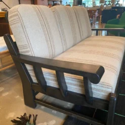 Ebony Ash And Linen Sofa, Dutch, 1960's -chairish shop ebony ash and linen sofa dutch 1960s 1839