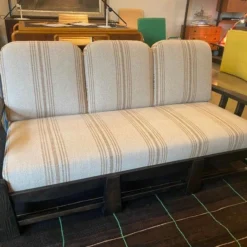 Ebony Ash And Linen Sofa, Dutch, 1960's -chairish shop ebony ash and linen sofa dutch 1960s 1939