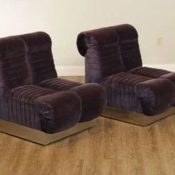 Edward Axel Roffman 1970's Modern Slipper Lounge Chairs - A Pair 12 Edward Axel Roffman 1970's Modern Slipper Lounge Chairs - A Pair -chairish shop edward axel roffman 1970s modern slipper lounge chairs a pair 6522 scaled