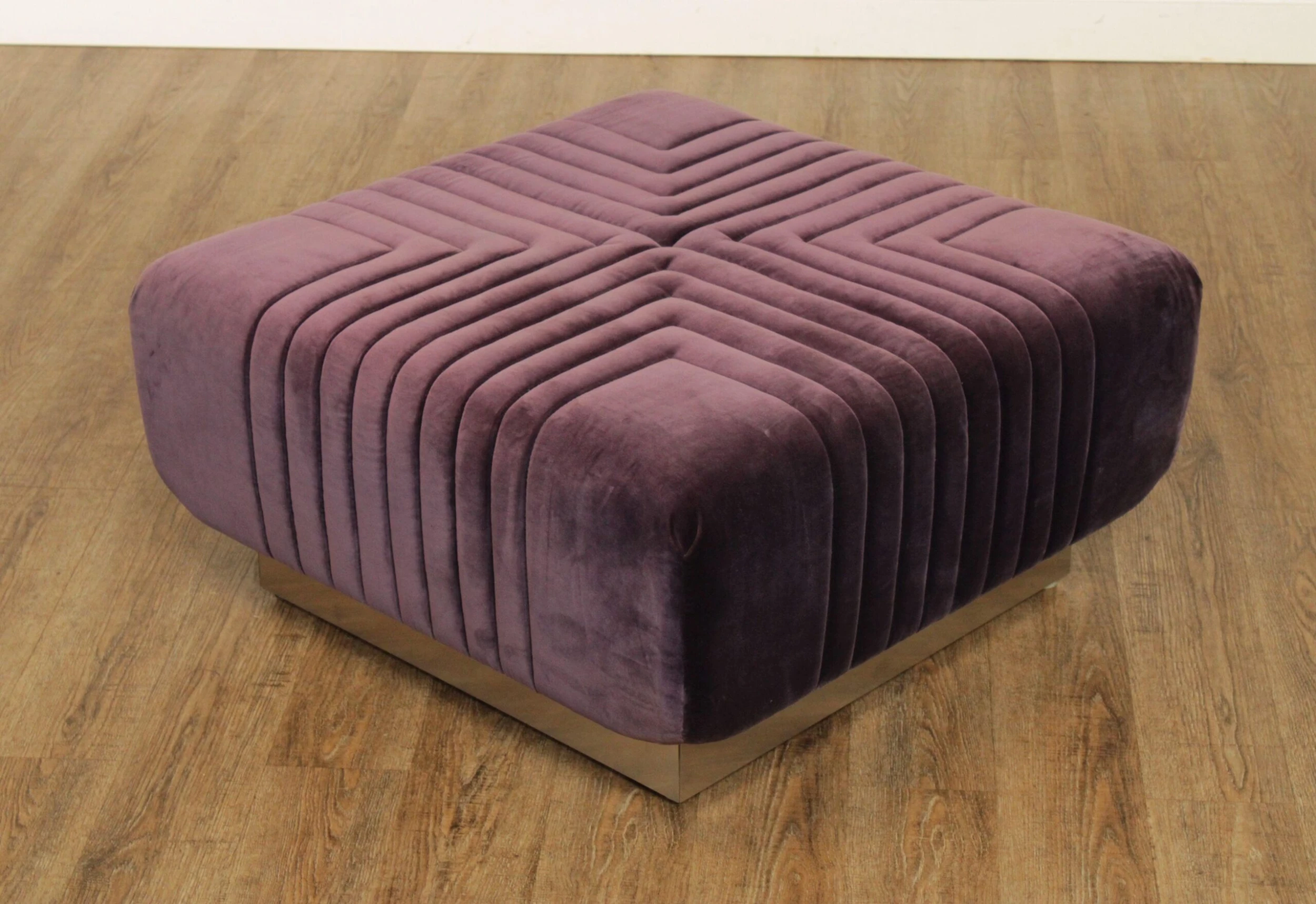 Edward Axel Roffman 1970's Modern Upholstered Ottoman 10 Edward Axel Roffman 1970's Modern Upholstered Ottoman - Image 10