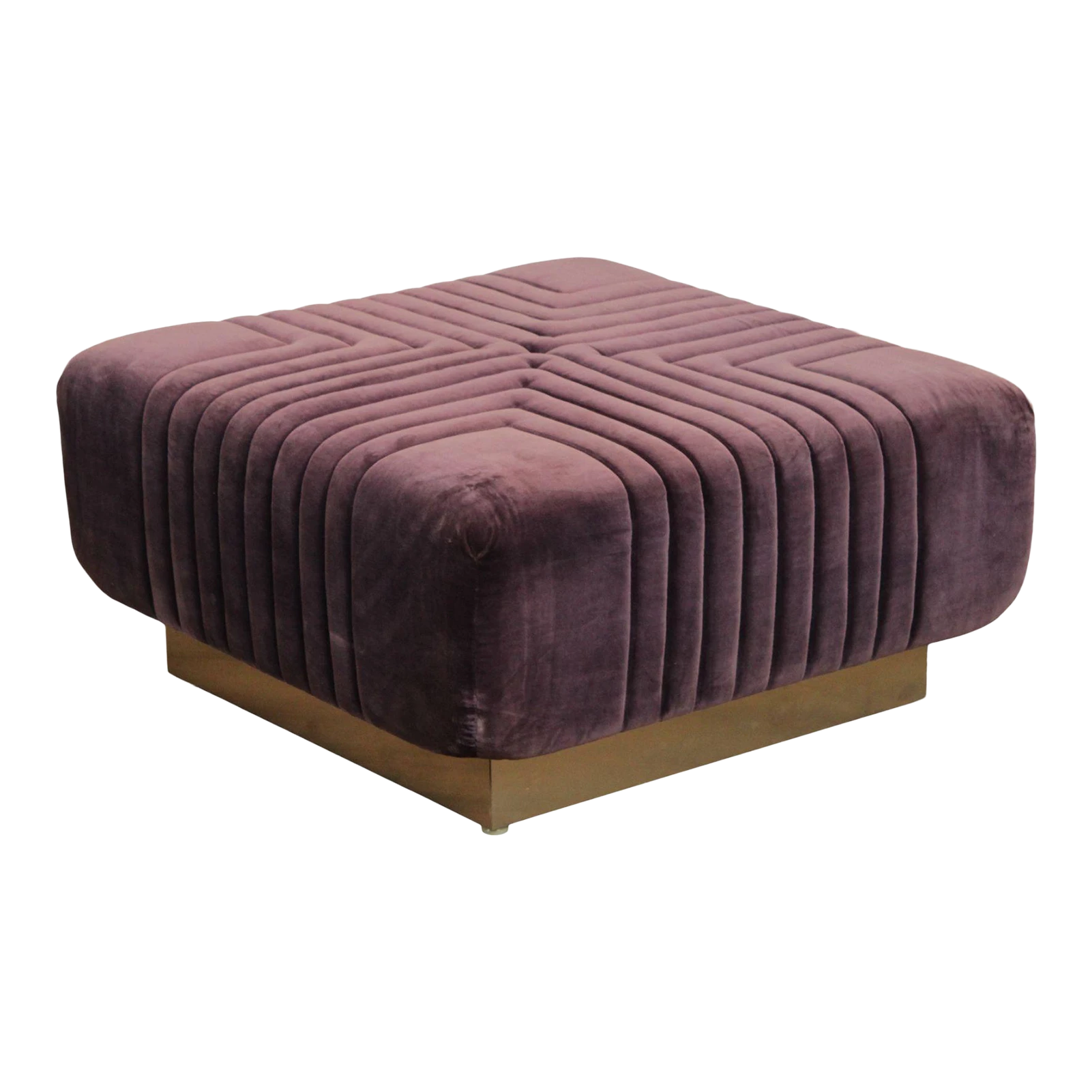 Edward Axel Roffman 1970's Modern Upholstered Ottoman 1 Edward Axel Roffman 1970's Modern Upholstered Ottoman