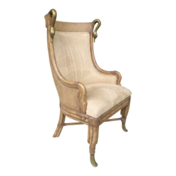 Empire Revival Wingback Chair By Kreiss Collection From 90's