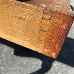 English Oak Carved Library Table With Claw Feet & Acorns, Circa 1870’s -chairish shop english oak carved library table with claw feet and acorns circa 1870s 0323