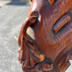 English Oak Carved Library Table With Claw Feet & Acorns, Circa 1870’s -chairish shop english oak carved library table with claw feet and acorns circa 1870s 2540